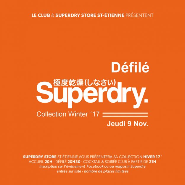 défilé Superdry