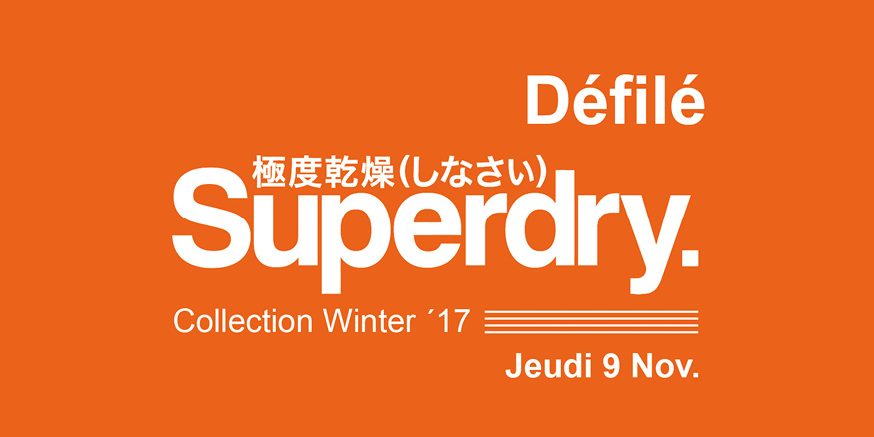 défilé Superdry
